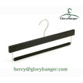 Black Wooden Trousers Hanger, Bottom Hanger for Pant Display